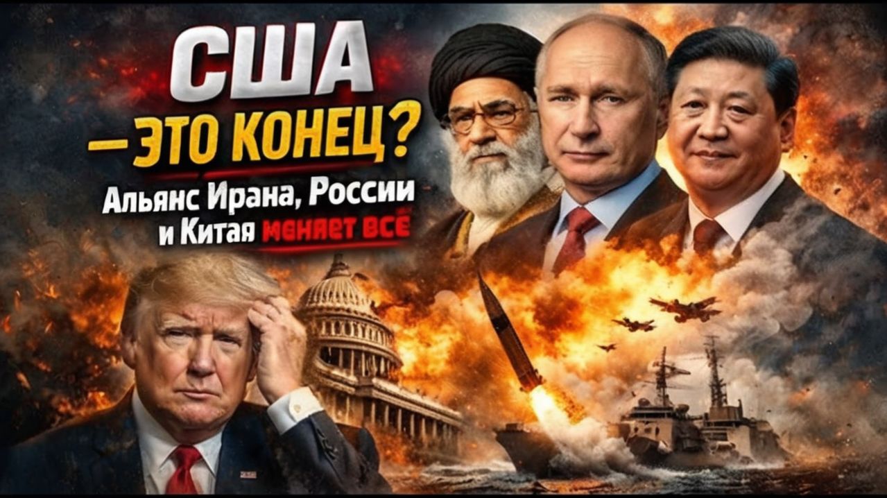США — ЭТО КОНЕЦ Альянс Ирана, России и Китая меняет всё