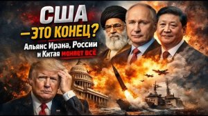 США — ЭТО КОНЕЦ Альянс Ирана, России и Китая меняет всё