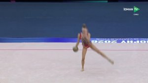 Выступление Дарьи Ткачовой на кубоке мира 2026 с мячом