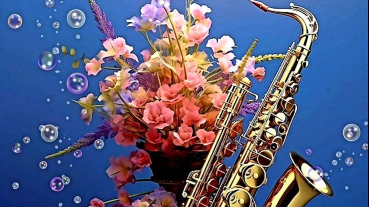 Послушаем его мы саксофон, и в эту музыку никто Не сможет не Влюбиться, это точно