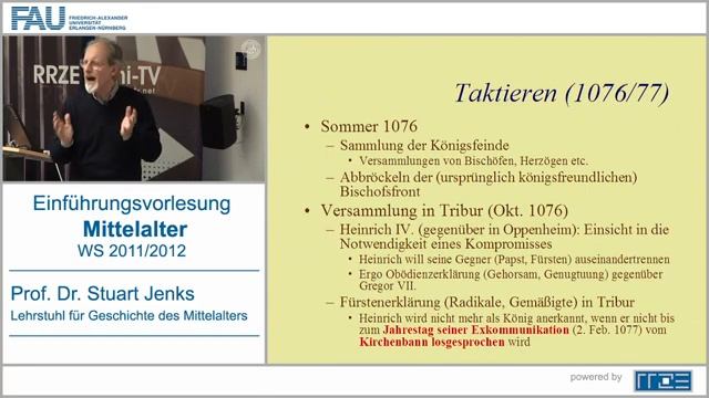 Vorlesung Mittelalter 7 (Investiturstreit Zwischen Papst Und König)