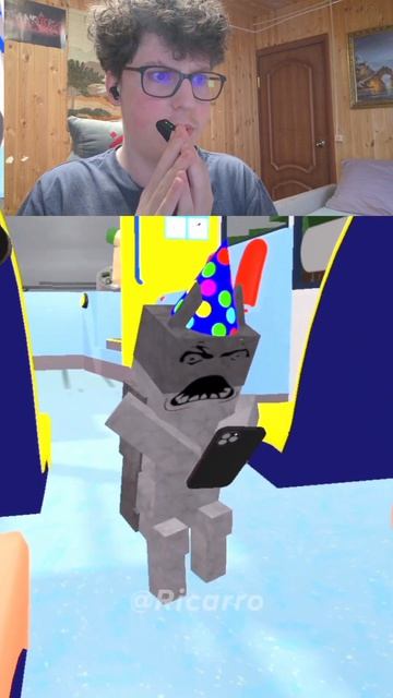 у волка день рождение😅 #roblox #99night #волк #анимация #реакция #manyfia