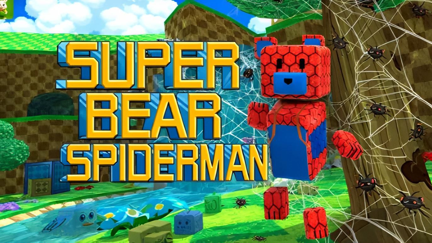 Спайдер мен мод в SUPER BEAR ADVENTURE!
