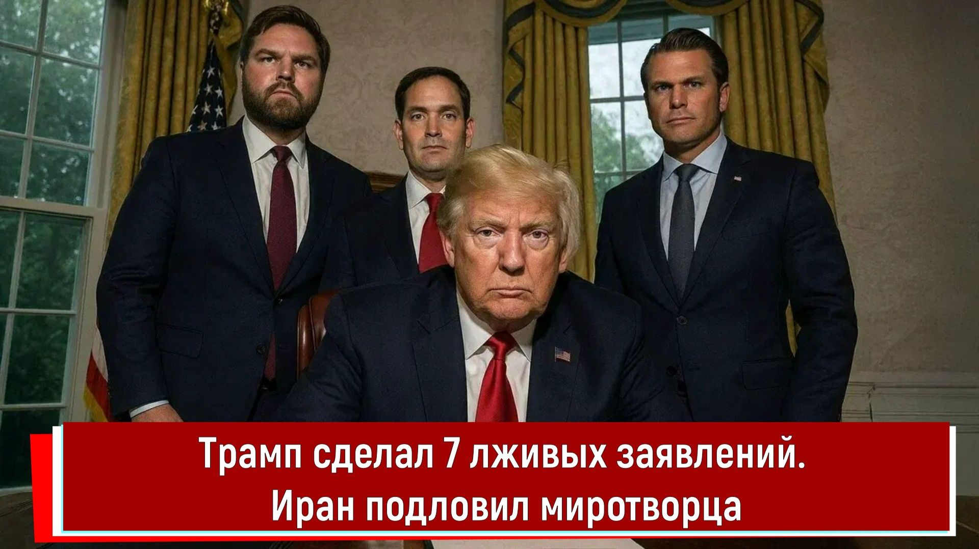 Трамп сделал 7 лживых заявлений. Иран подловил миротворца