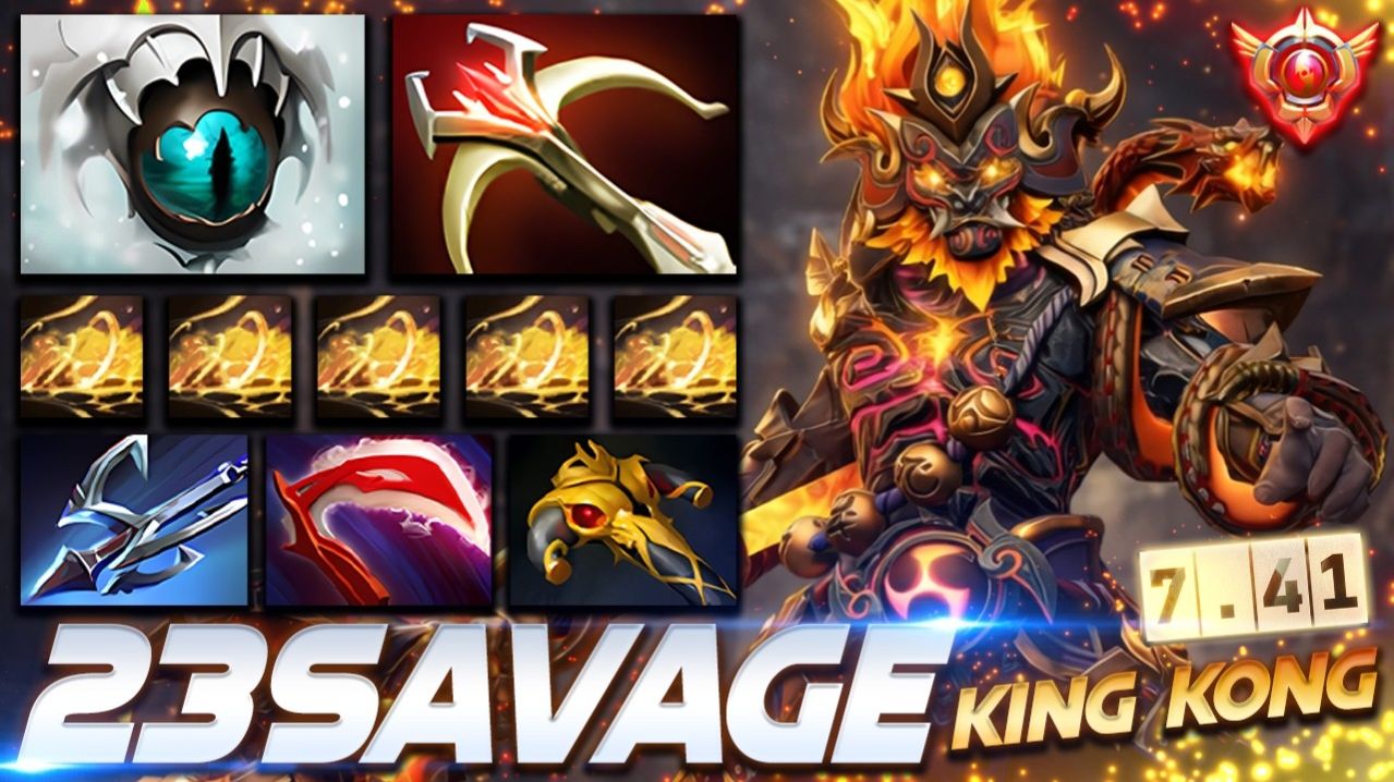 23savage Monkey King Kong — профессиональный геймплей в Dota 2 [Смотри и учись]