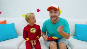 Крис становится ребенком-супергероем и помогает своим друзьям