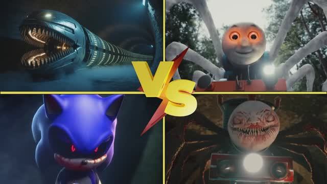 МУЛЬТИКИ ПРО ПАРОВОЗИКИ 🚂 Соник ЕХЕ, Чу Чу Чарльз и Томас 🚅 ПОЖИРАТЕЛЬ ПОЕЗДОВ БИТВА 253