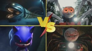 МУЛЬТИКИ ПРО ПАРОВОЗИКИ 🚂 Соник ЕХЕ, Чу Чу Чарльз и Томас 🚅 ПОЖИРАТЕЛЬ ПОЕЗДОВ БИТВА 253