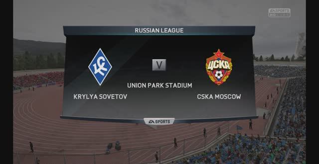 Fifa 2016 Крылья Советов Самара   ЦСКА Москва Игра на выезде!