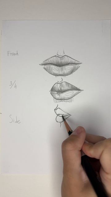 Губы в профиль