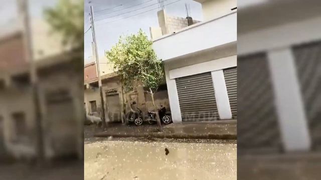 Градовый шторм и ураган в Сирии! Дома и урожай полностью уничтожены!