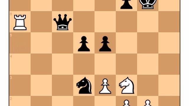 Александр Алехин с 1 ферзем гениально выигрывает против 2 ладей