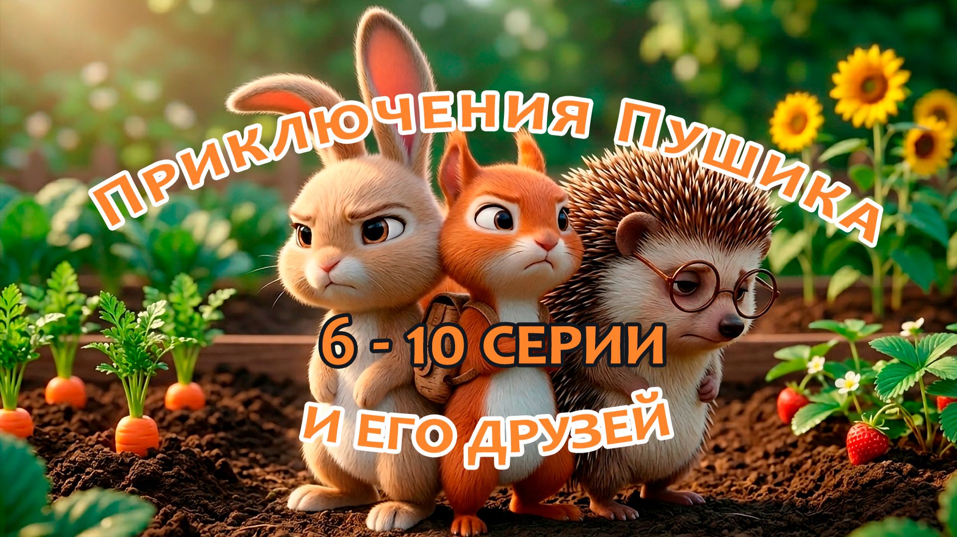 Приключения Пушика и его друзей 6-10 серии | Поучительный мультик для детей