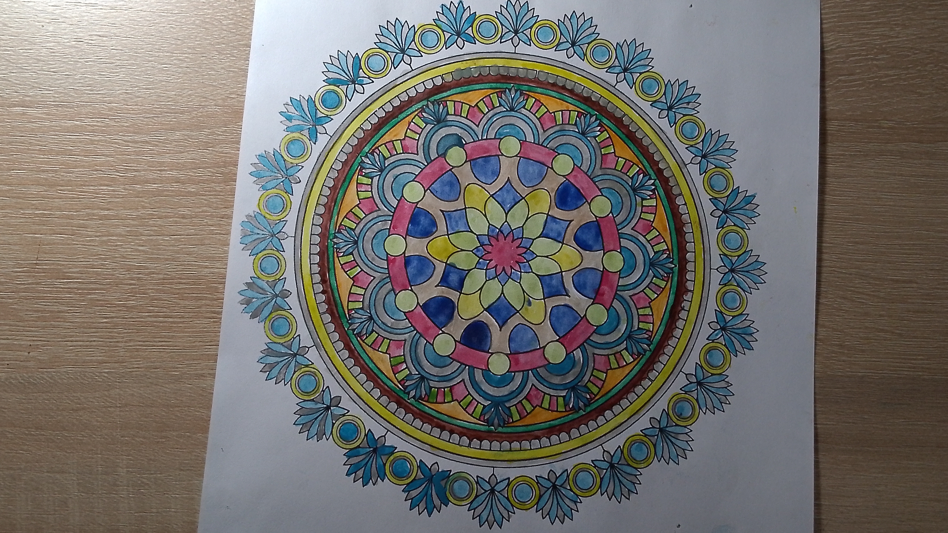 Абстракция цветков