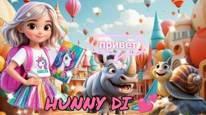 ✨МУЛЬТИ-ПУЛЬТИ✨ Веселый Алфавит с Дианой. Часть 2. Канал для детей HUNNY DI💕