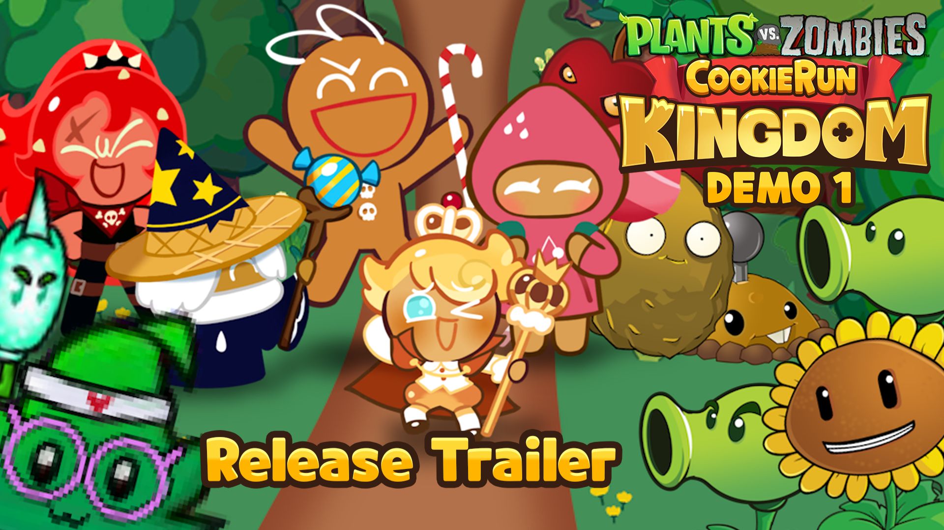 PVZ COOKIE RUN KINGDOM DEMO 1 - RELEASE TRAILER