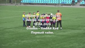 Кимберли. Олимп-ХимкиRed 1тайм. 18.04.2026