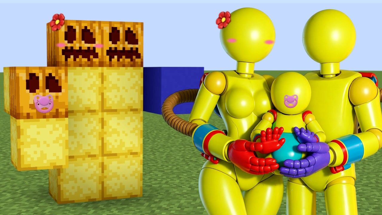 Poppy Playtime THE PLAYER GIRL FAMILY Addon In Minecraft PE