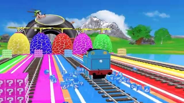 Мультики для детей и малышей. Мультики про поезда . Яркий мультик про разные поезда .