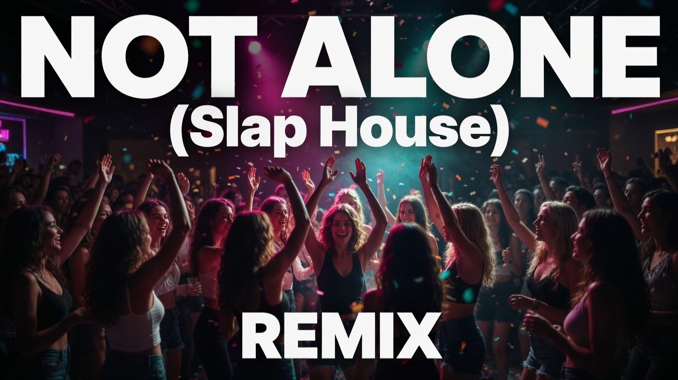 Not Alone (Slap House). Remix. AVI & SUNO AI. #ai #neuromusic