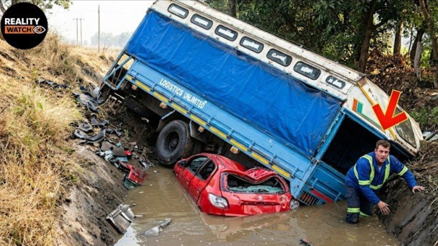 Моменты снятые за секунду до катастрофы.