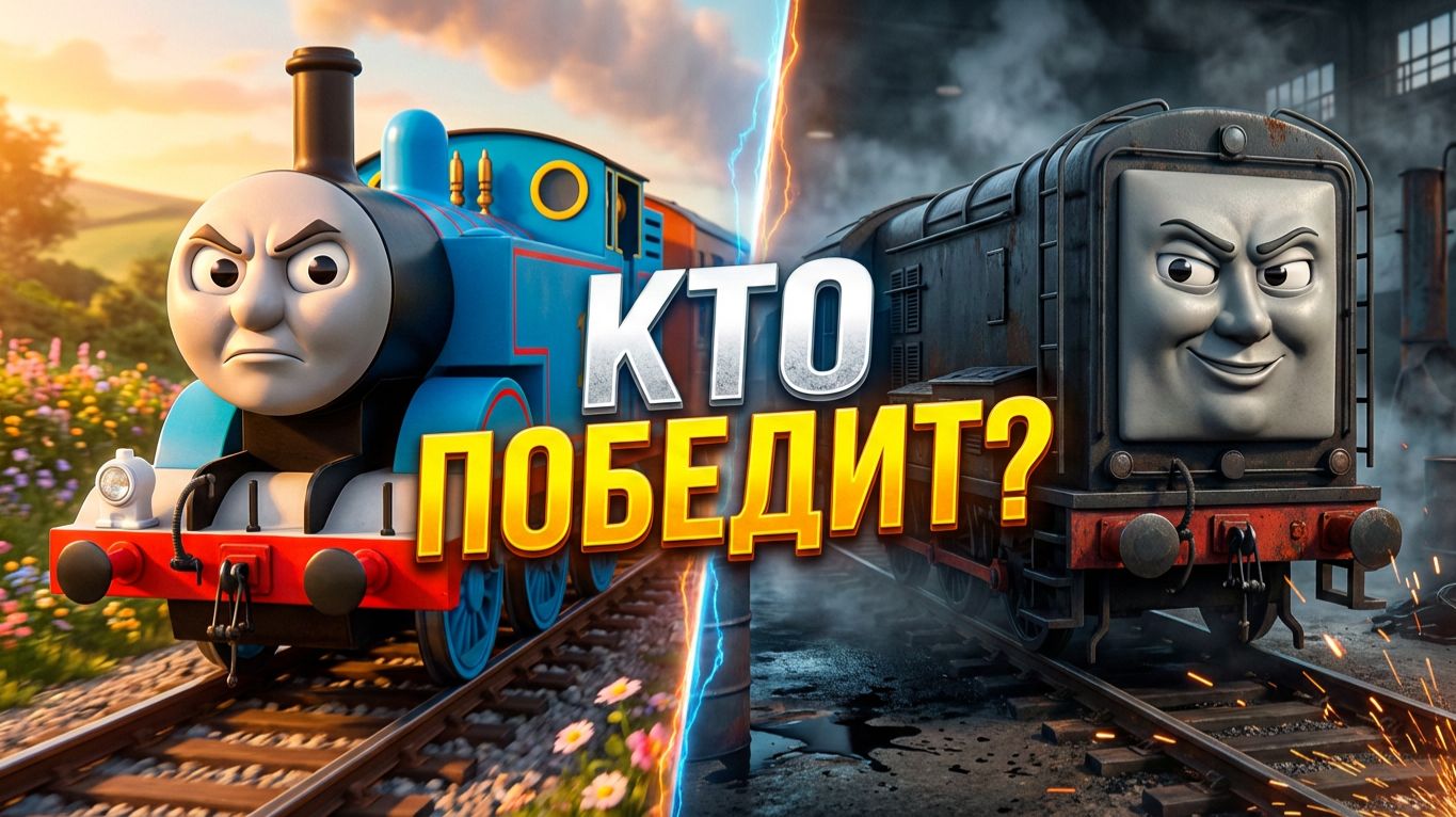 ПАРОВОЗИК ТОМАС И ЕГО ДРУЗЬЯ - ТОМАС ПРОТИВ ДИЗЕЛЯ - Игровой мультик для детей