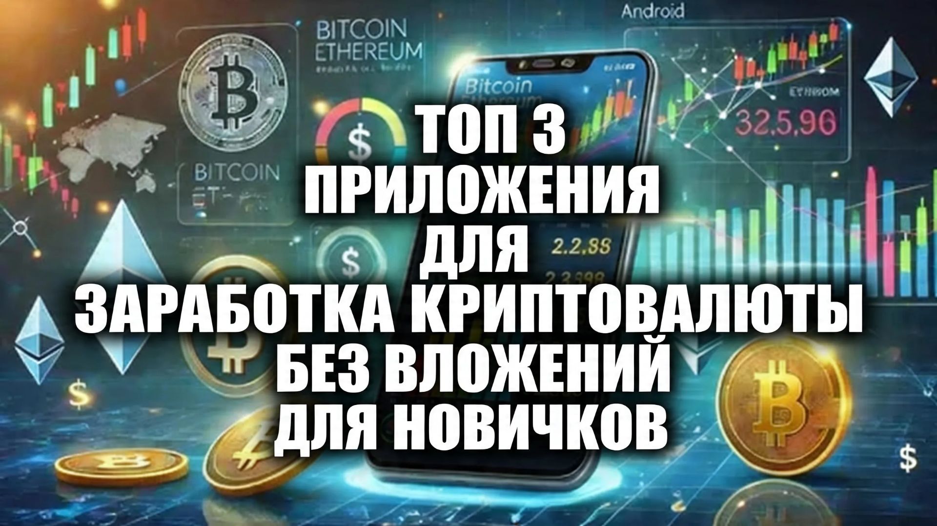 ТОП 3 ПРИЛОЖЕНИЯ ДЛЯ ЗАРАБОТКА КРИПТОВАЛЮТЫ БЕЗ ВЛОЖЕНИЙ ДЛЯ НОВИЧКОВ И НЕ ТОЛЬКО