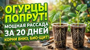 Срочно сейте огурцы и арбузы по этим 3 правилам, чтобы мощные корни дали просто гору урожая!