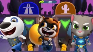 Говорящий Том бег за золотом, гонка на время, герои. Сборник. новая серия.Бегите, прыгайте и мчитесь