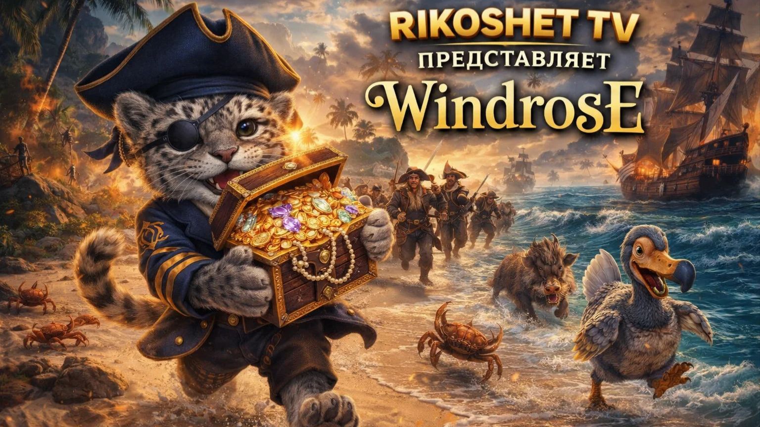 Windrose/Выживалка в мире пиратов/ Стрим /