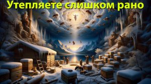 Главная ошибка пчеловодов! Профессор Кашковский: "Утепляете слишком рано" ⚠️🍯