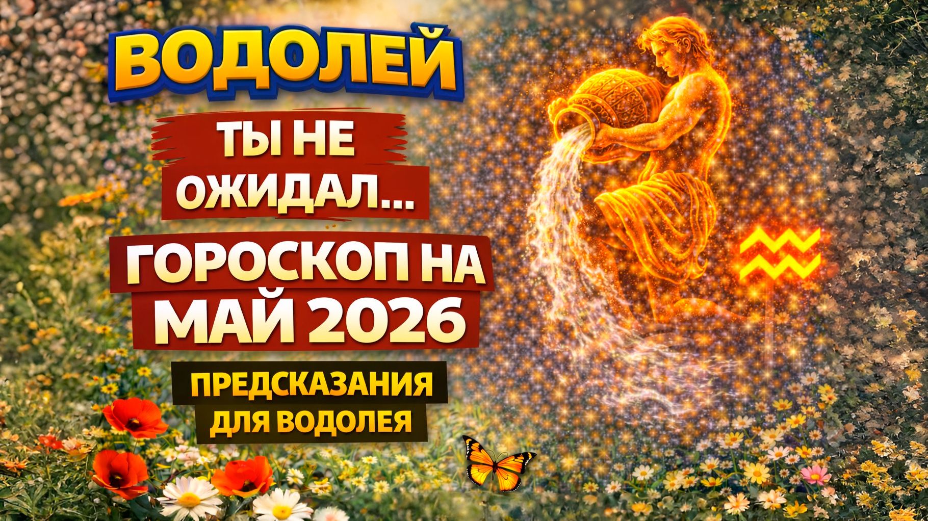 ♒ ВОДОЛЕЙ: гороскоп на май 2026 года | 🔮 Предсказания для Водолея ✨