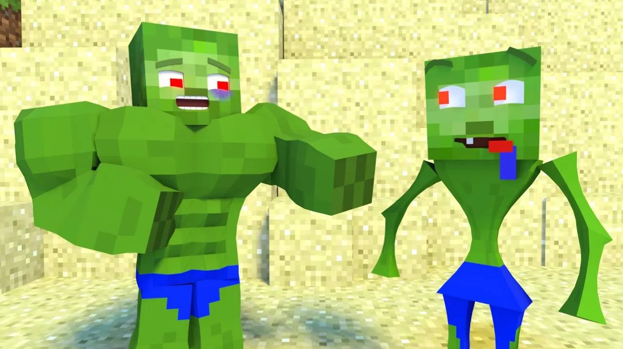 Лучшая история ｜ Худой Нуб. Майнкрафт Мультик