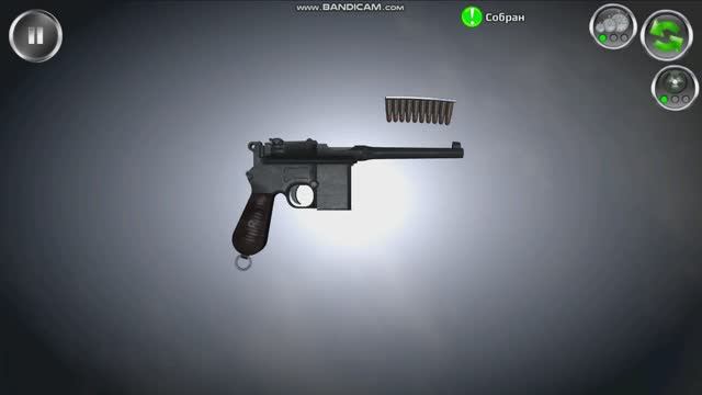 Разборка оружия: Маузер С96 неполная разборка и сборка, испытание.