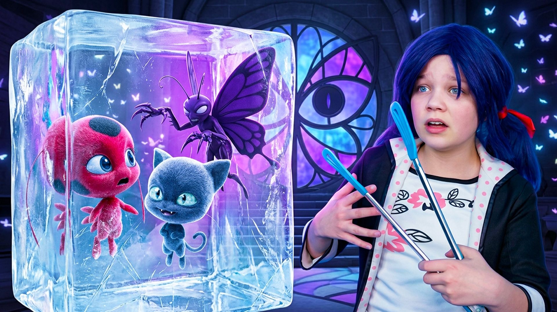 РАЗМОРОЗИЛ КВАМИ В 3 ЧАСА НОЧИ! Тикки и Плагг АКУМАТИЗИРОВАНЫ?!