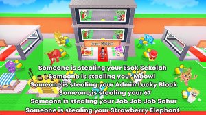 😱Защищаю БАЗУ от Игроков НА ОБЩЕСТВЕННОМ СЕРВЕРЕ в STEAL A BRAINROT! КАК ДОЛГО Я ПРОДЕРЖУСЬ?