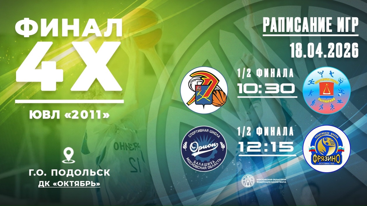 Финал 4х ЮВЛ «2011» г.о. ПОДОЛЬСК ДК «Октябрь»