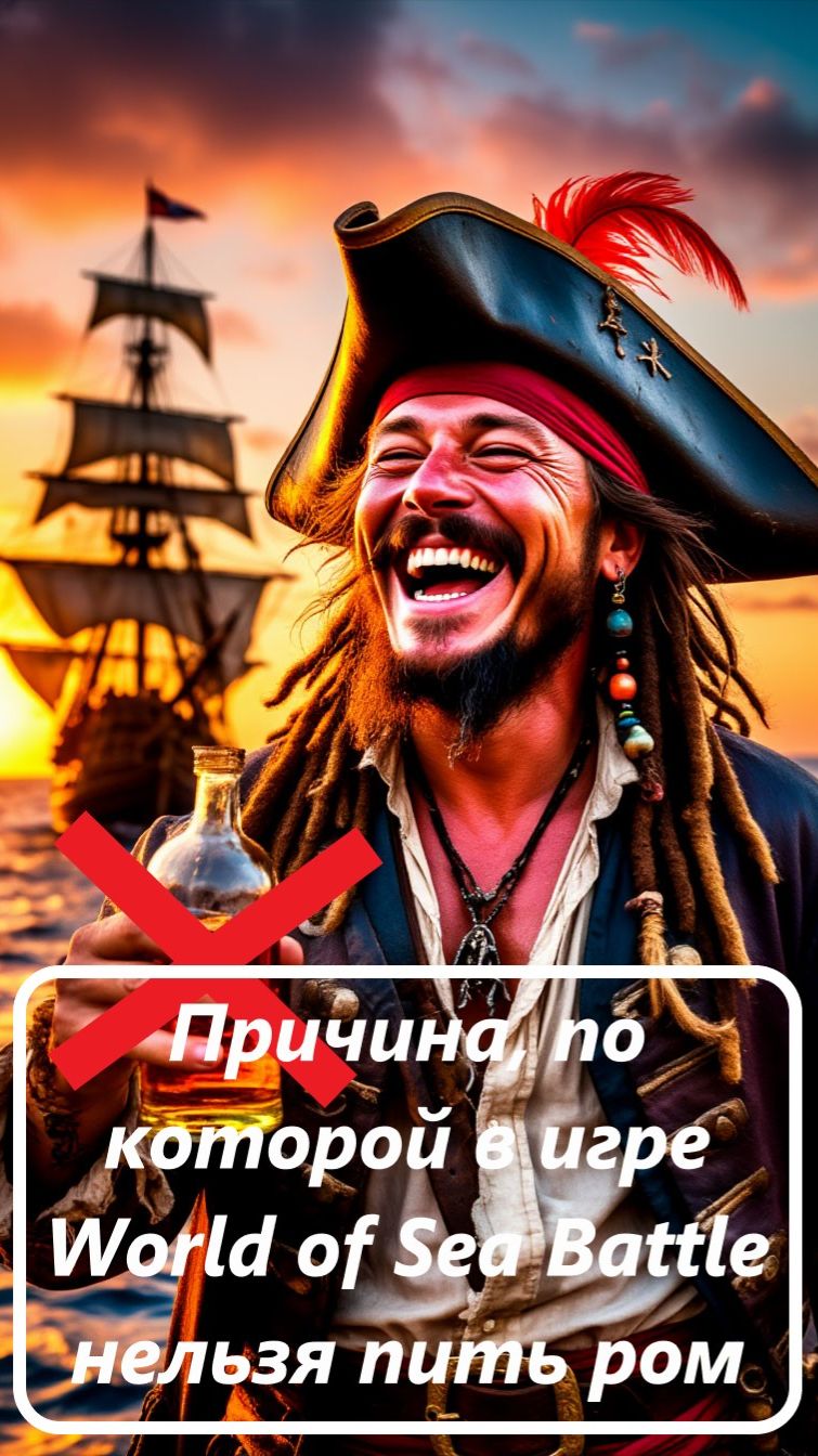 Причина, по которой в игре World of Sea Battle нельзя пить ром