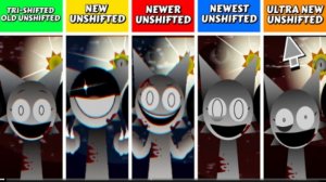 Sprunki  Tri-shifted unshifted old vs new vs newer vs newest vs ultra new unshifted