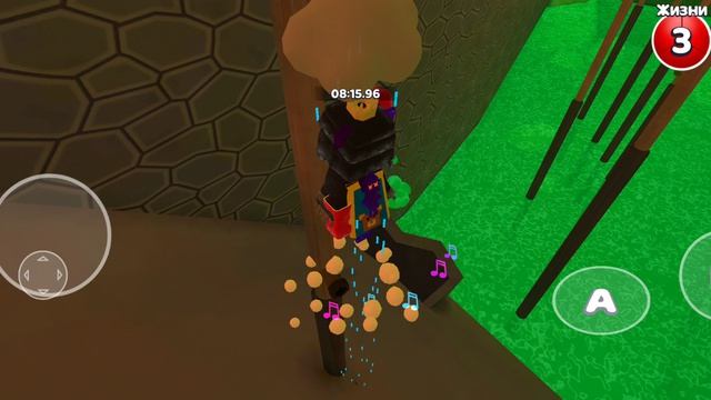 я прохожу пещеру Кротов 1 — Super Bear Adventure