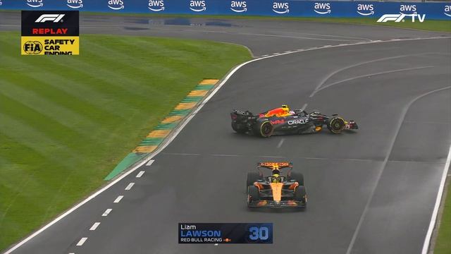 Формула 1. Разворот Лоусона на ГП Австралии 2025 (гонка)