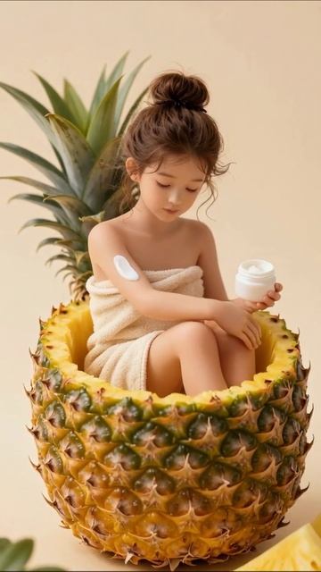 Девочка в ананасе: атмосфера уюта и красоты ананас косметика уют