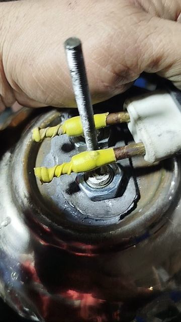 переделка самовара на вертикальный (низкий Тен) 2