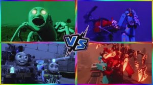 ТОМАС И ПАРОВОЗИК МОНСТР — ВЕСЕЛЫЙ МУЛЬТИК БАТТЛ И ТАНЦЫ 🚂