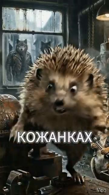 Волк решил разобраться с зайцем .