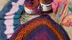 События одного дня. Работа в цветнике, вязание.