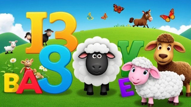 🍿Овца учитель ведет урок алфавита