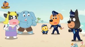 A Big Tornado  Safety Cartoon  Kids Cartoon  Police Rescue Sheriff Labrador ШЕРИФ 35