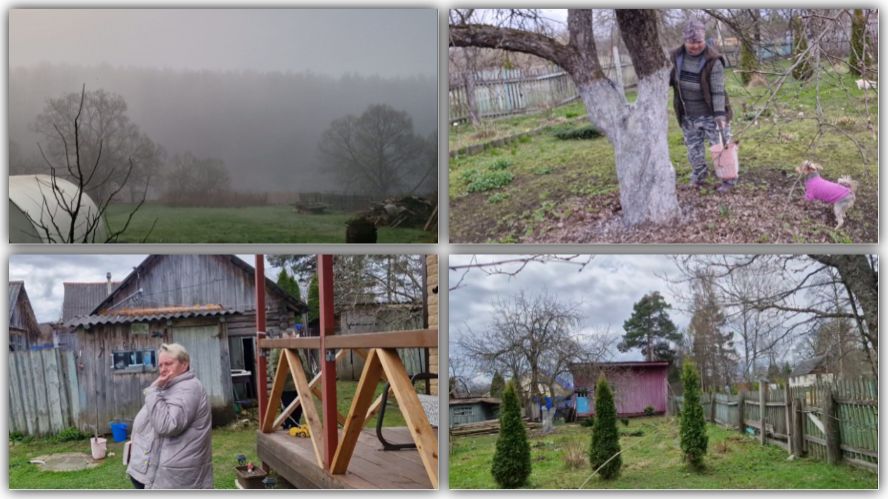 ЗАНЯЛАСЬ ПОБЕЛКОЙ ДЕРЕВЬЕВ, ПОЛУЧИЛАСЬ ФИГНЯ. ЗАЕХАЛИ НАТАША С ЛЁШЕЙ.