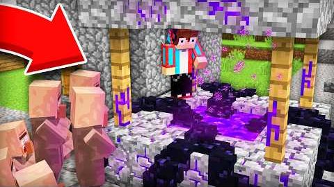 КУДА ВЕДЁТ ЭТОТ ПОРТАЛ В НАШЕМ КОЛОДЦЕ В МАЙНКРАФТ  Компот Minecraft